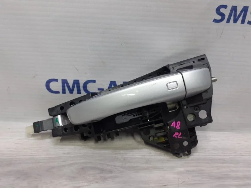 Ручка двери наружная Audi A8 2010 4H0837205BGRU D4 3.0 CGW, левая