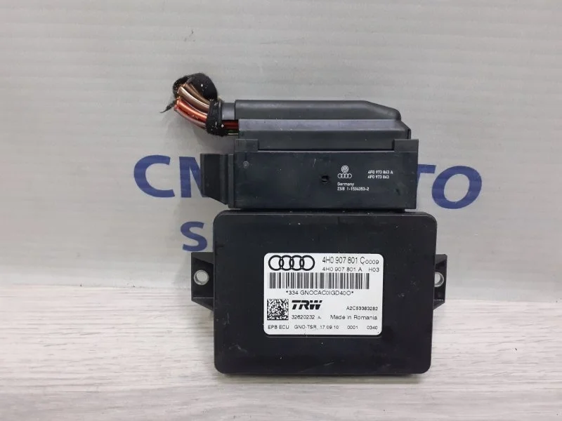Блок управления стояночным тормозом Audi A8 2010 4H0907801C D4 3.0 CGW