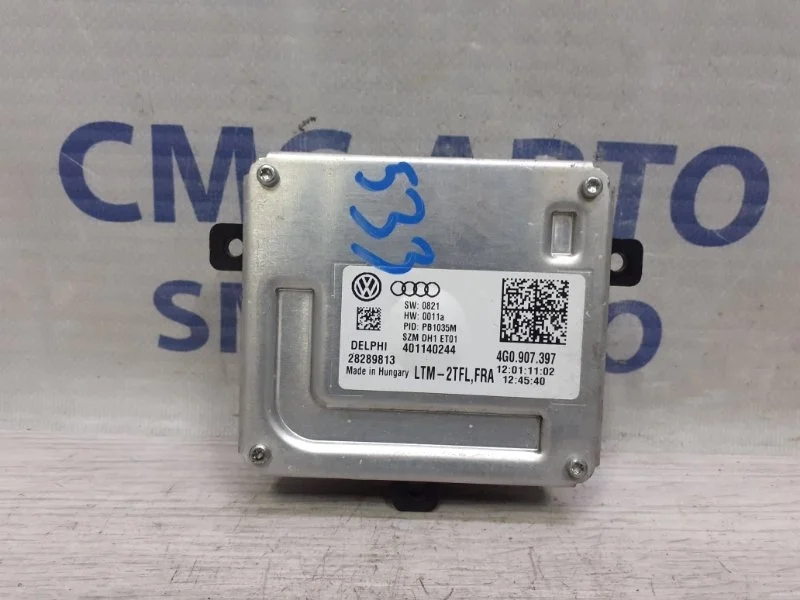 Блок управления фарой Audi A7 2011 4G0907397 C7 3.0 CGW