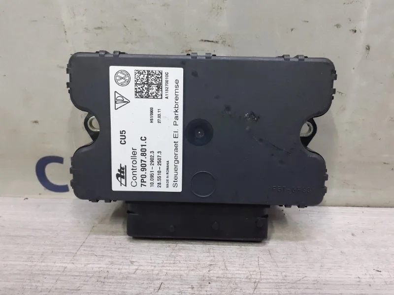 Блок управления стояночным тормозом Porsche Cayenne 7P0907801C 958 3.0. 06EC
