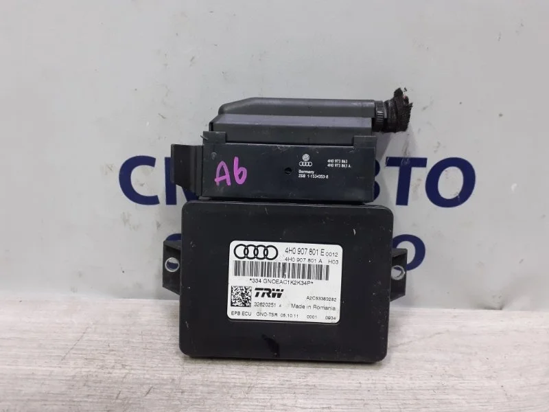Блок управления стояночным тормозом Audi A6 4H0907801E C7 2.8 CHV