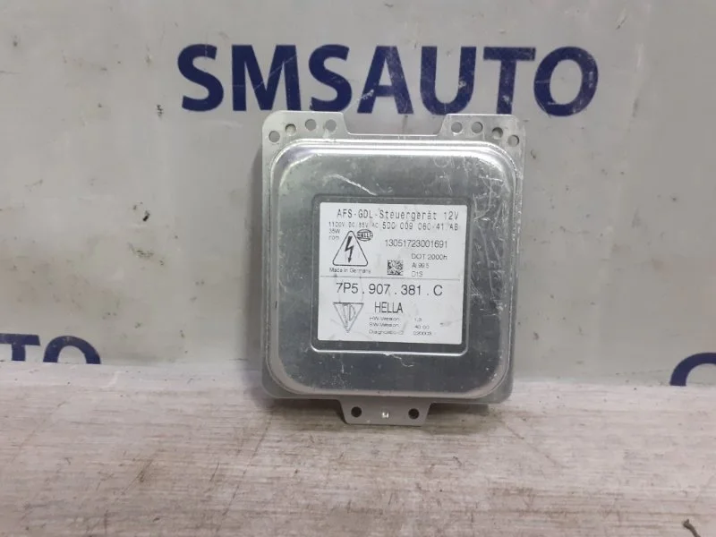 Блок управления фарой Porsche Cayenne 7P5907381C 958 3.6. 5502