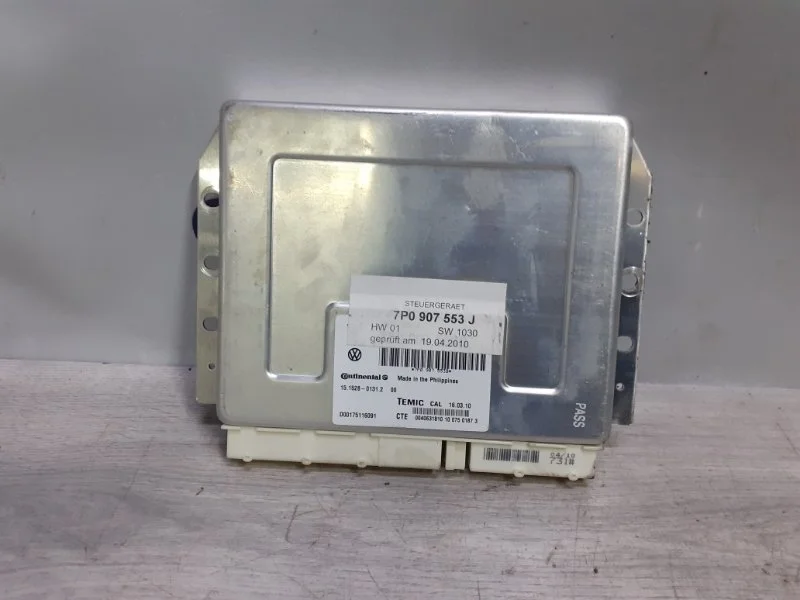 Блок управления пневмоподвеской Porsche Cayenne 7P0907553J 958 4.8. 4852