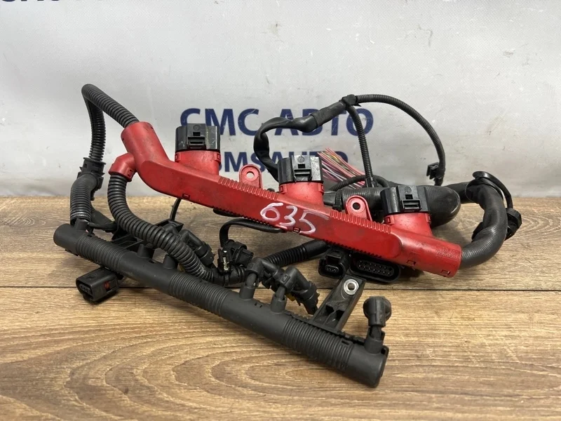 Жгут проводки ДВС Audi A6 4B0973724 C6 3.0 CAJ, левый