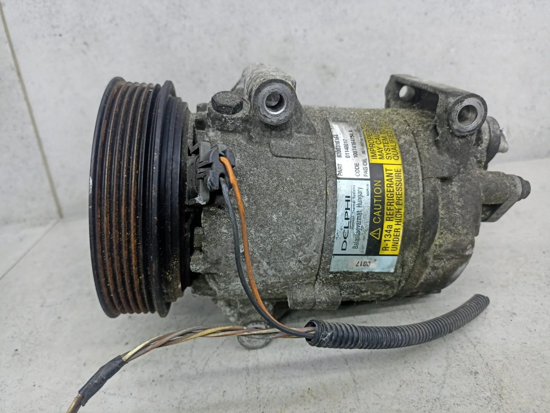 Компрессор кондиционера Renault Scenic 2 рест.