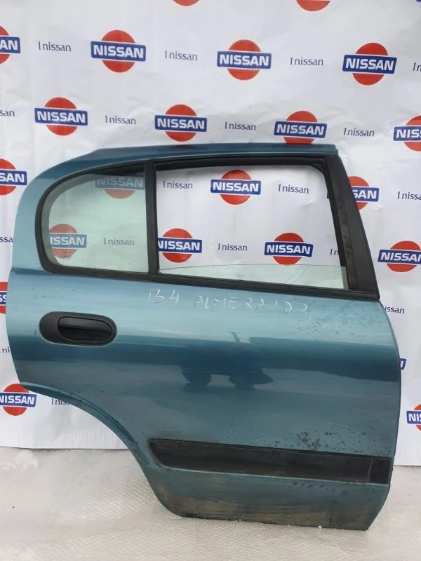 Дверь боковая Nissan Almera 2000-2006 821005M431 N16 QG 15, задняя правая