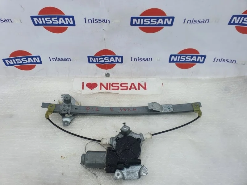Стеклоподъемный механизм Nissan PRIMERA 2002-2007 82700AV610 P12 QG18, задний правый