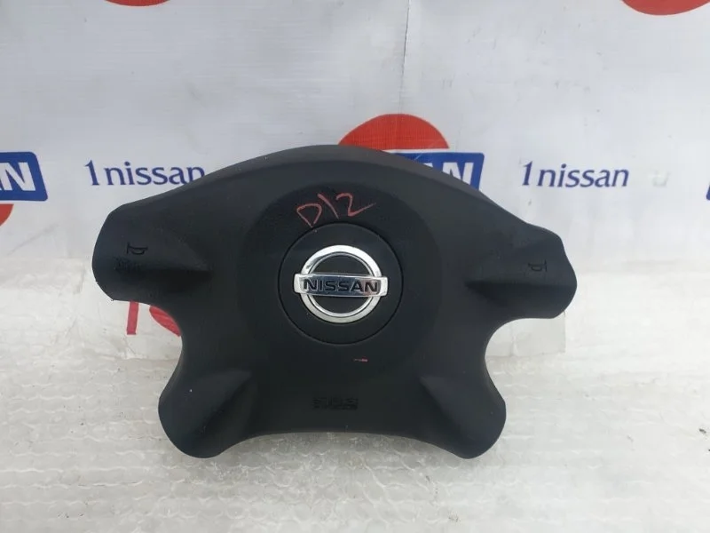Подушка безопасности в руль Nissan PRIMERA 2002-2007 98510AV600 P12 QG18, передняя левая
