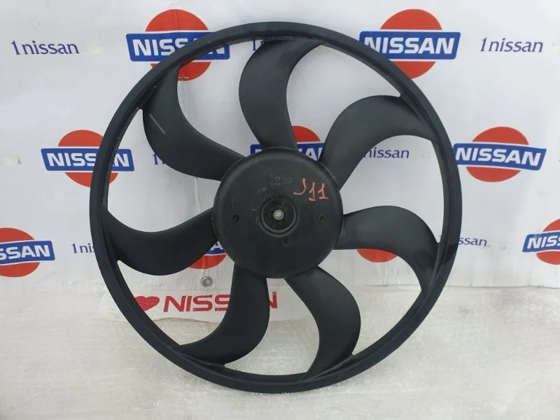 Крыльчатка вентилятора охлаждения Nissan Qashqai 2014- 21481BM90A J11 MR20DD, передняя