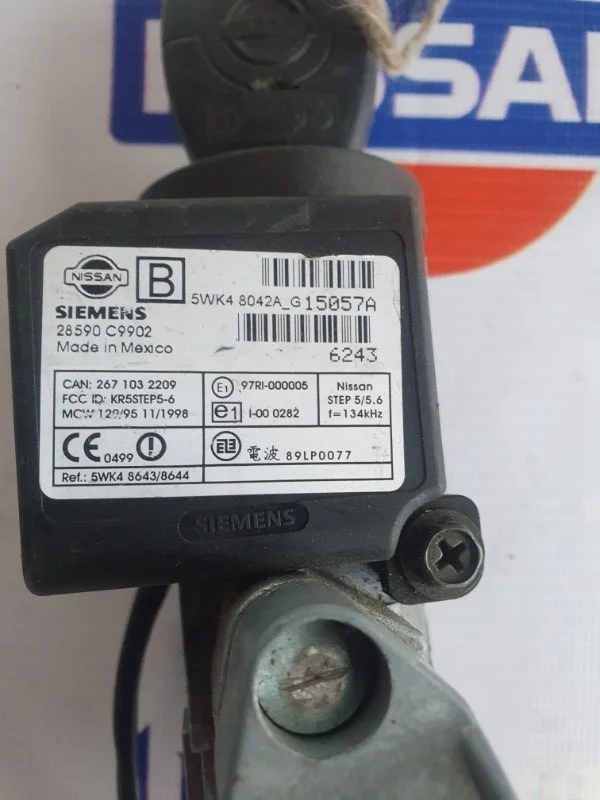 Антенна иммобилайзера Nissan X Trail 2002-2007 28590C9902 Т30 QR20, передняя левая