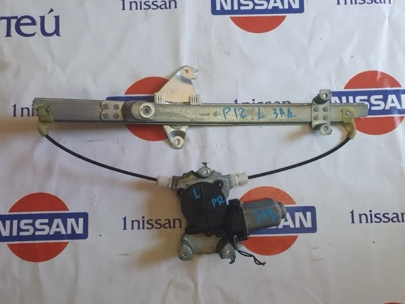 Стеклоподъемный механизм Nissan PRIMERA 2002-2006 82701AV610 P12 QG18, задний левый