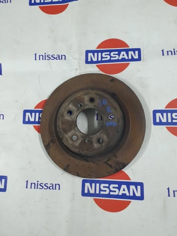 Диск тормозной Nissan Qashqai 2014 432064EA0A J11 MR20DD, задний правый