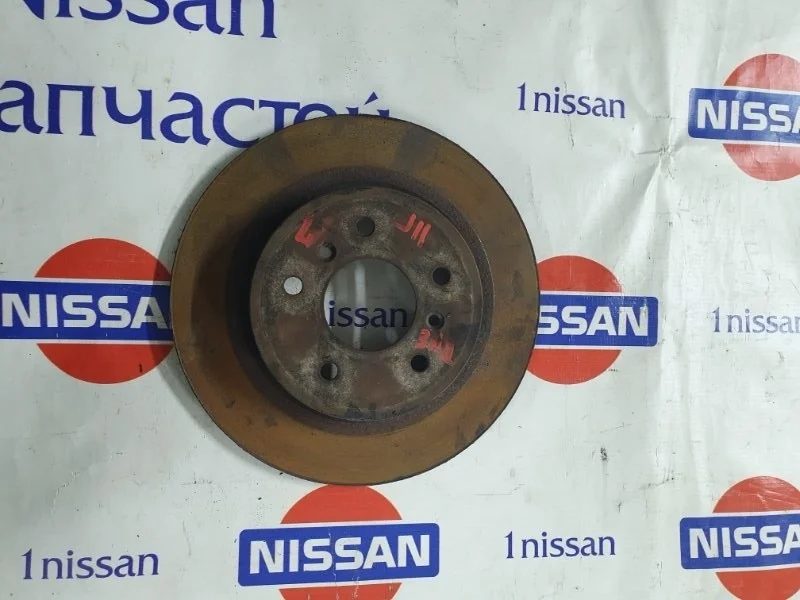 Диск тормозной Nissan Qashqai 2014 432064EA0A J11 MR20DD, задний левый