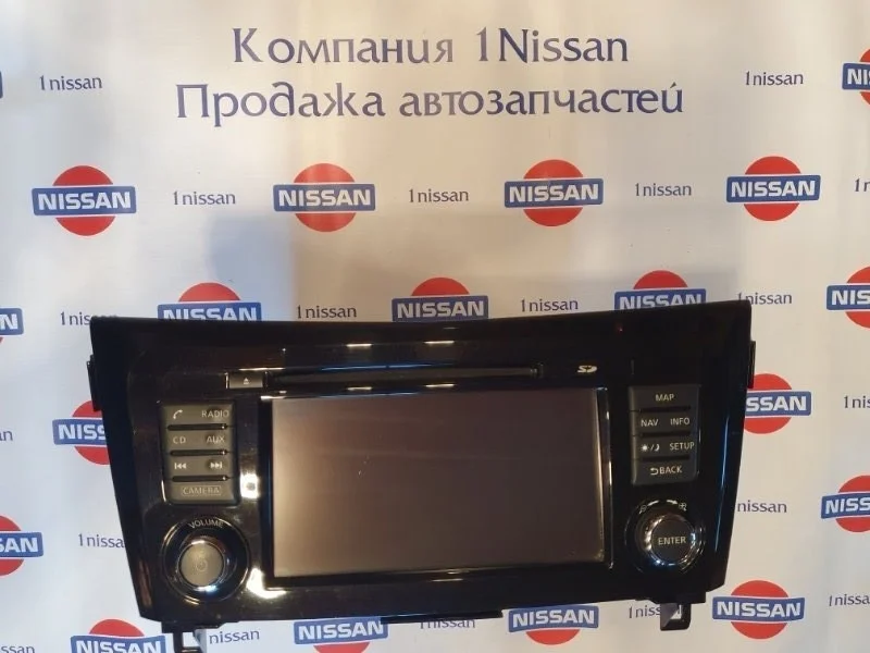 Магнитола Nissan Qashqai 2014 259154EM1A J11 HRA2, передняя