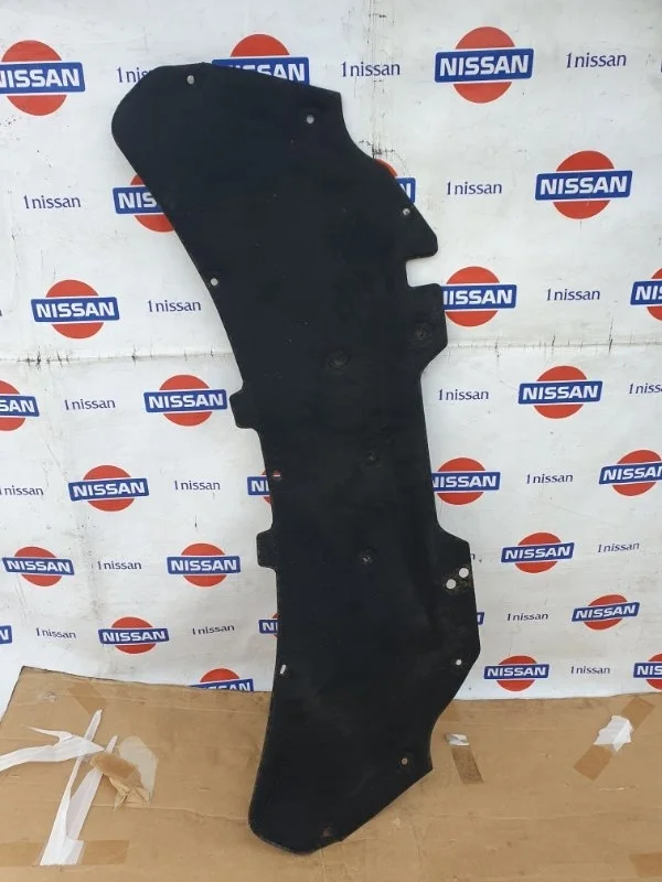 Шумоизоляция капота Nissan Qashqai 2014 658404EA0A J11 HRA2, передняя