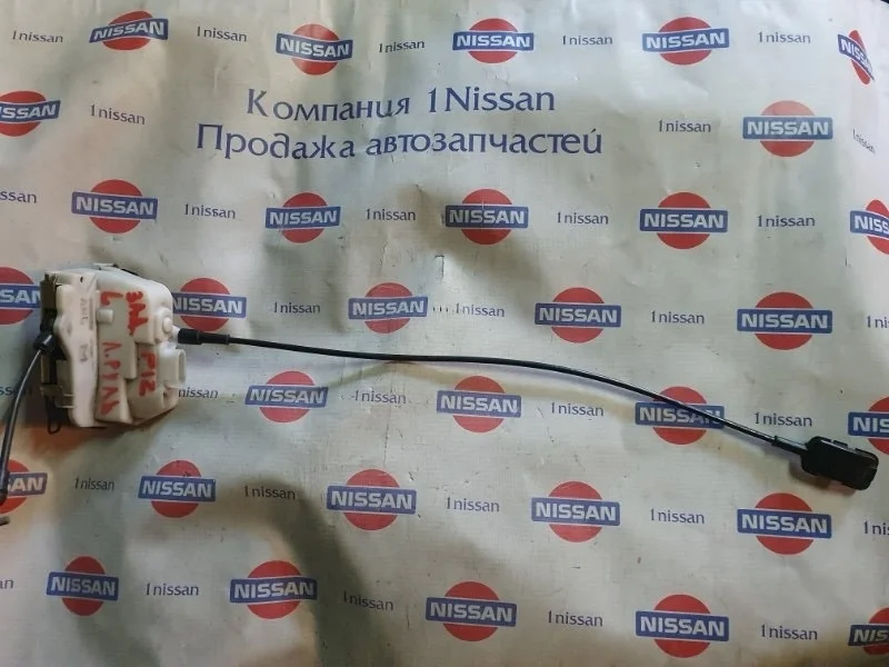 Замок двери Nissan Primera 2000-2007 82501AV600 P12 QG16-QG18, задний левый