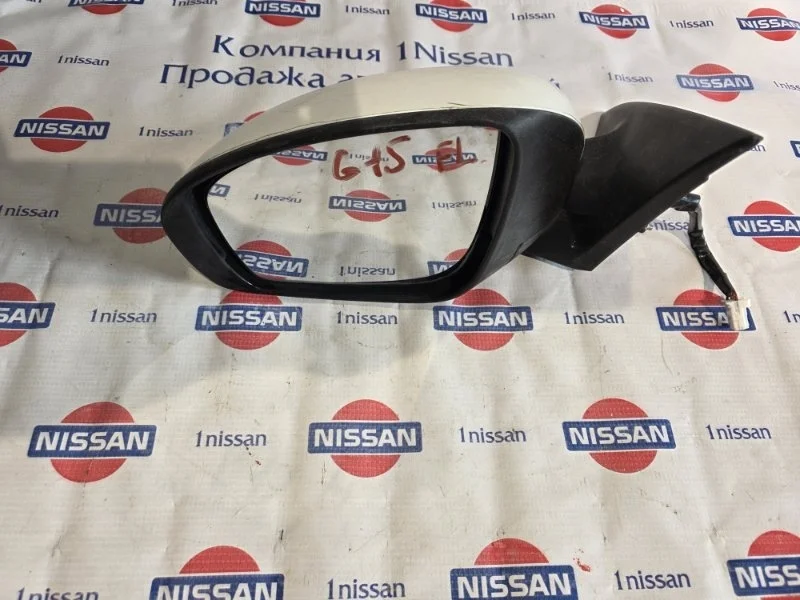 Зеркало заднего вида боковое Nissan Almera 2014 963024AA0A G15 K4M, переднее левое