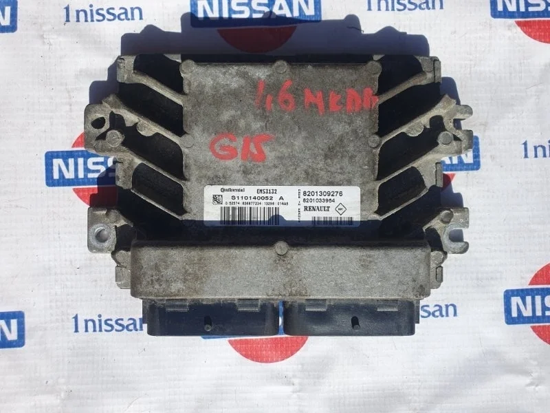 Блок управления двигателем Nissan Almera 2014 237104AA1A G15 K4M, передний