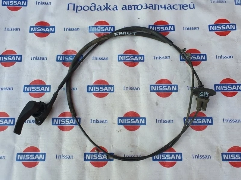 Трос замка капота Nissan Almera 2014 656214AA0A G15 K4M, передний