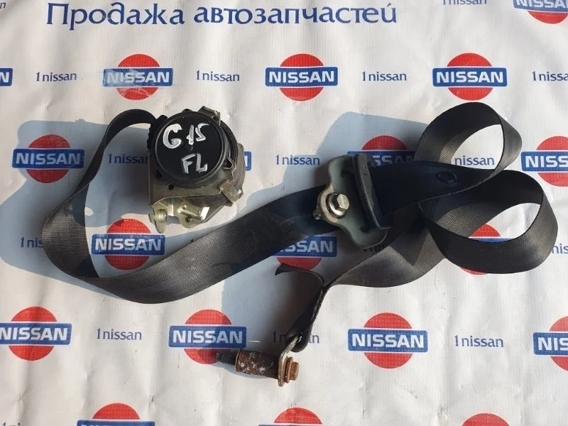 Ремень безопасности Nissan Almera 2014 868454AA0C G15 K4M, передний левый