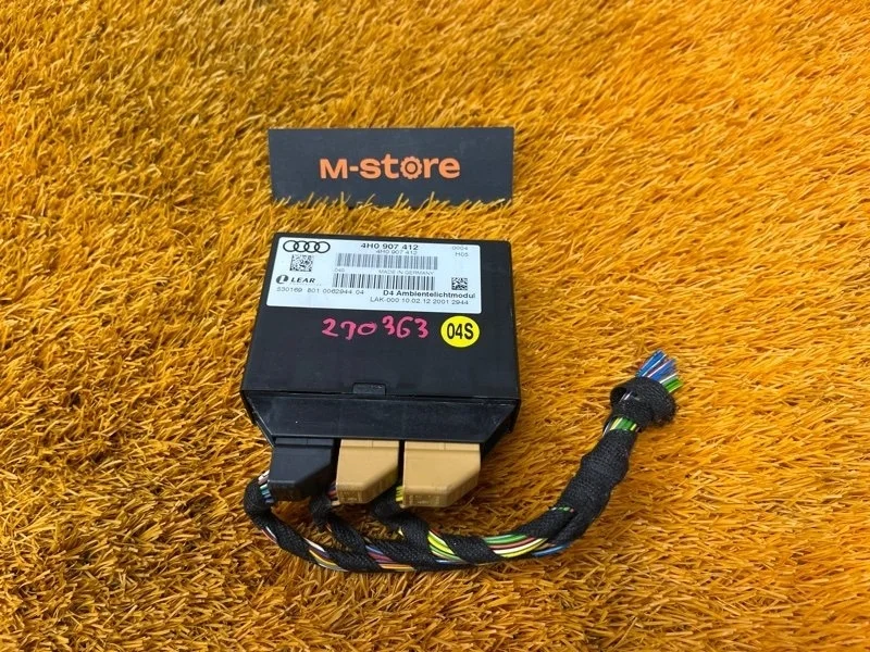 Блок управления светом Audi A8 2012 4H0907412 4H/D4 CGWD