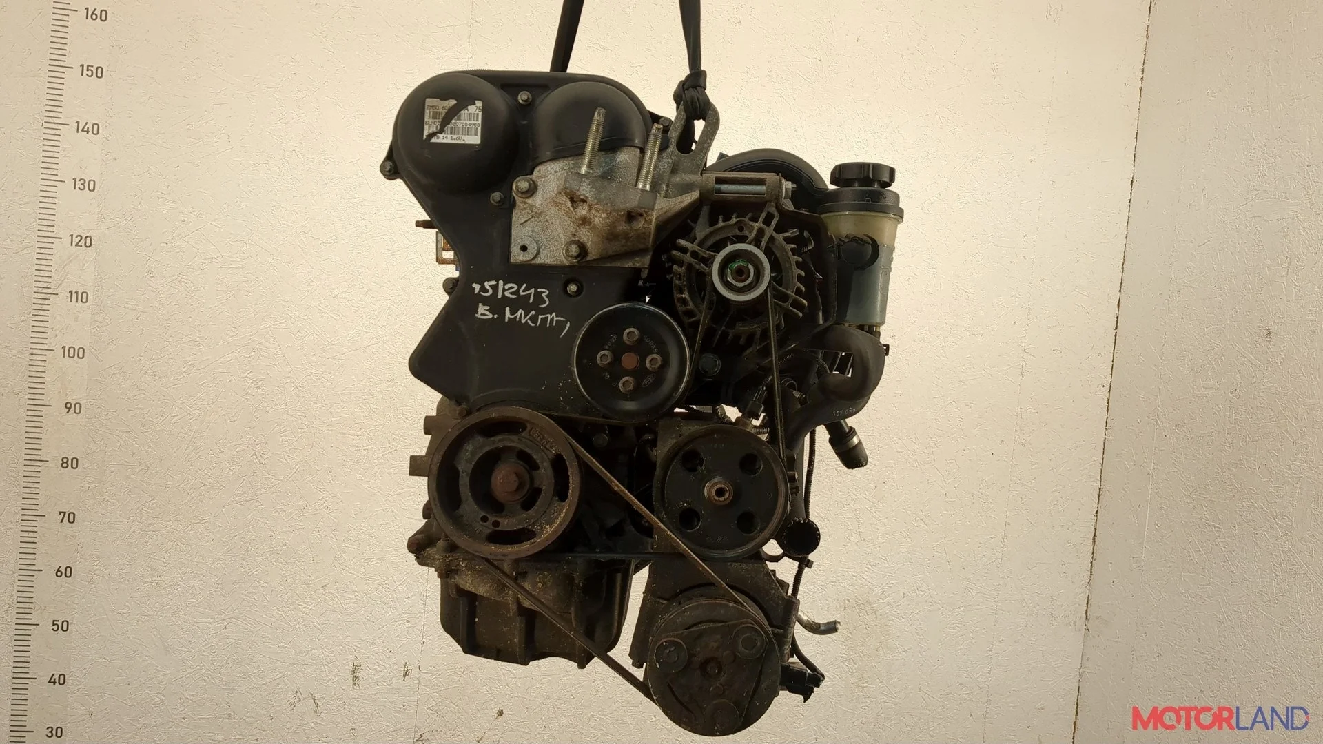 Двигатель (ДВС) Ford Focus 2 2005-2008 КПП 5-ст.мех.(МКПП) HWDA, HWDB Бензин 1.6 л Инжектор