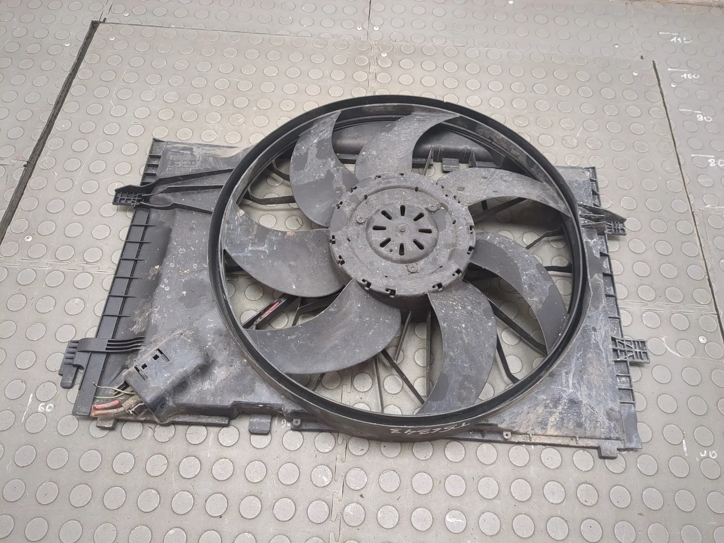 Вентилятор радиатора Mercedes-Benz C W203 2000-2008 КПП автомат (АКПП) OM 646.963 Дизель 2.1 л