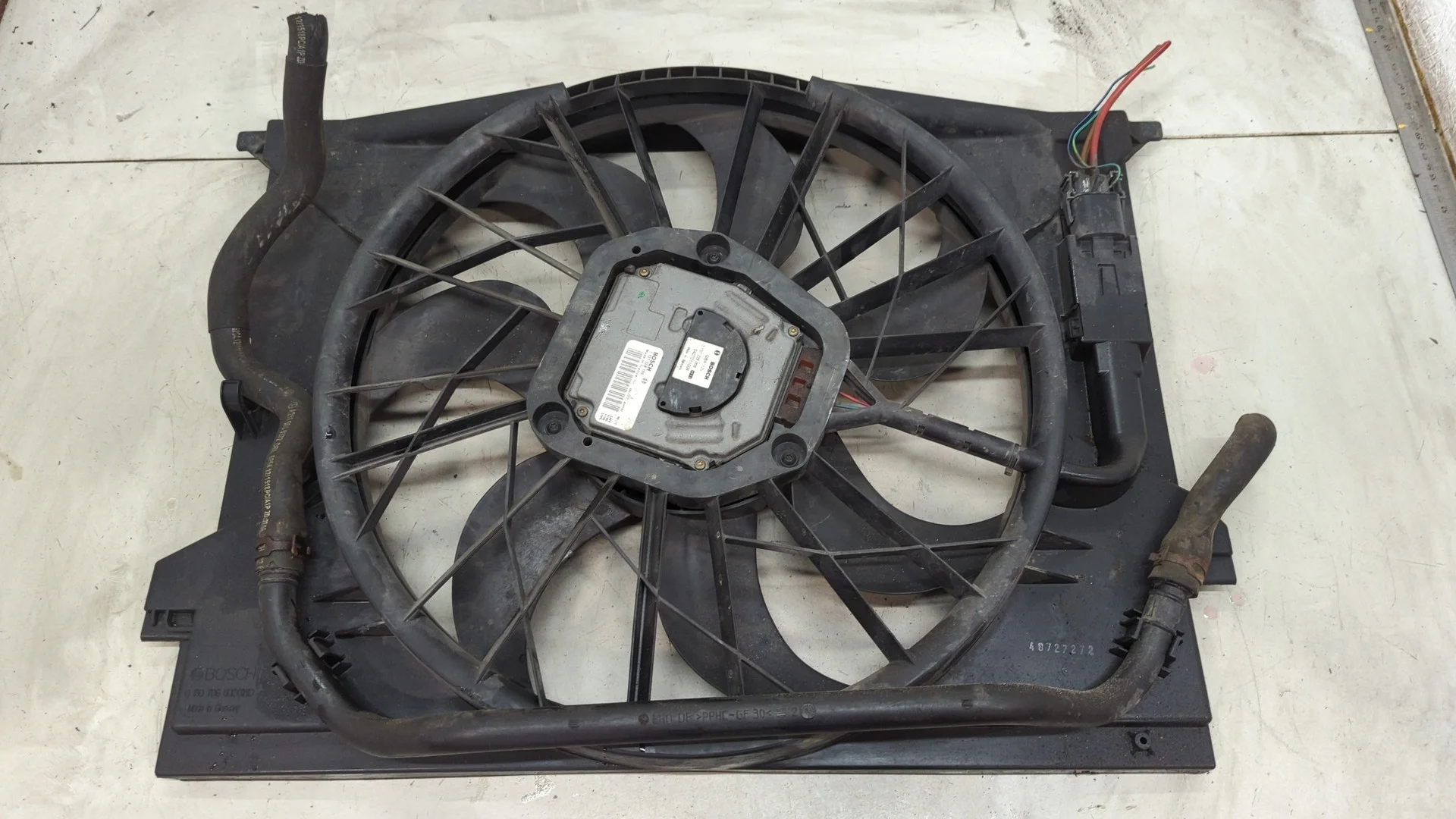 Вентилятор радиатора Mercedes-Benz E-Class W211 2002-2009 КПП автомат (АКПП) M271.941 Бензин 1.8 л Турбо-инжектор