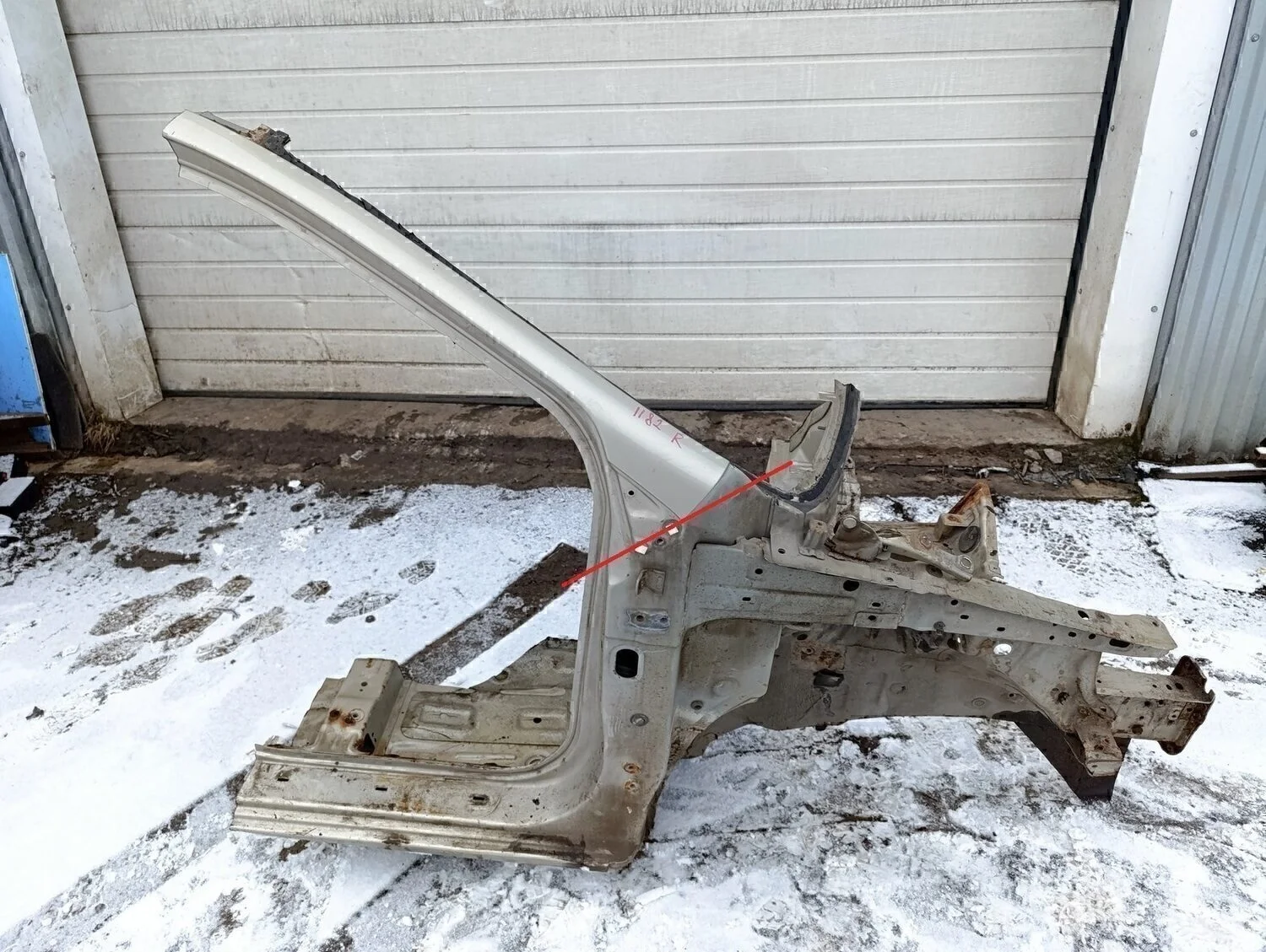 Лонжерон передний правый Getz 2002-2010