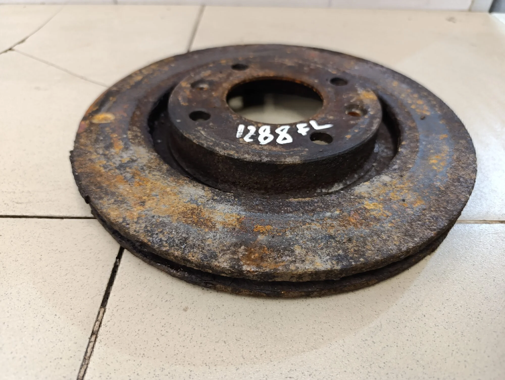 Диск тормозной передний вентилируемый 206 1998-2012