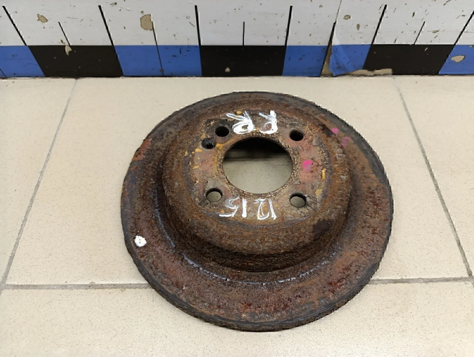 Диск тормозной задний Solaris 2010-2017