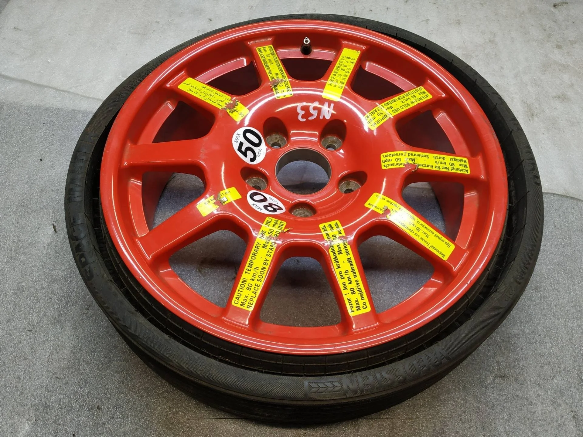 колесо запасное (таблетка) Volkswagen Touareg 2 7P6 2013