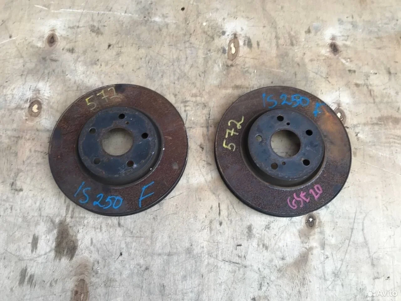 Тормозной диск передний lexus is250 gs300 296мм