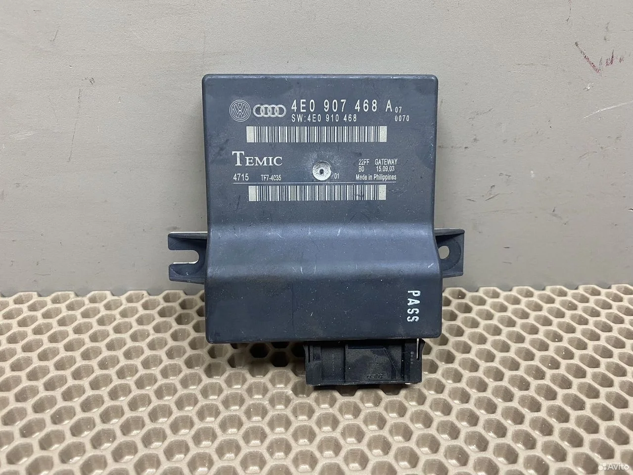 Блок управления давления в шинах audi a8 d3 4e