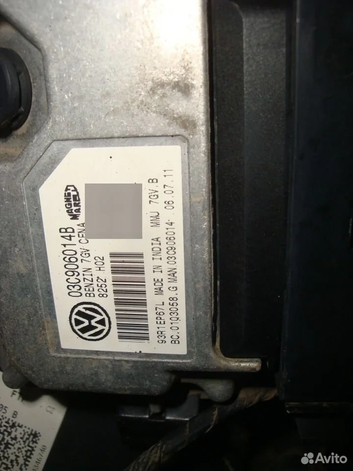 Эбу двигателя 03c906014b volkswagen polo седан