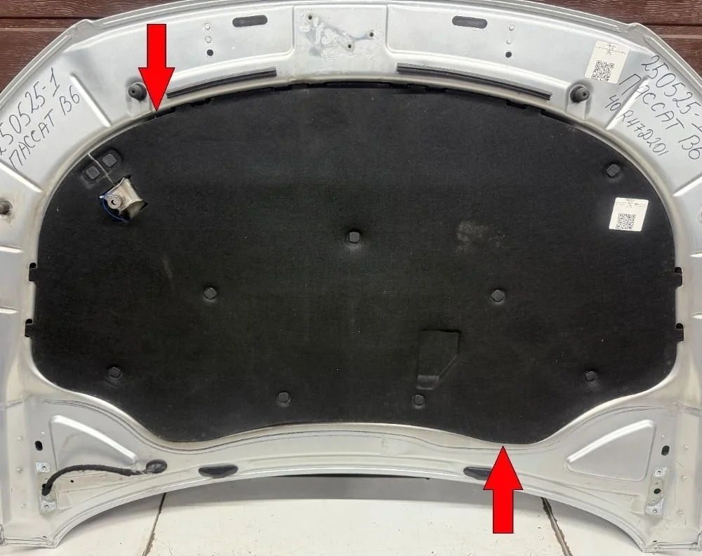 Шумоизоляция утеплитель капота Volkswagen Passat B6 (2005—2010)