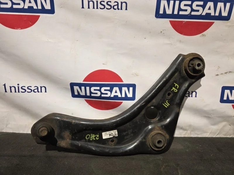 Рычаг подвески нижний Nissan Qashqai 2015 545004EA0B J11 HRA2, передний правый