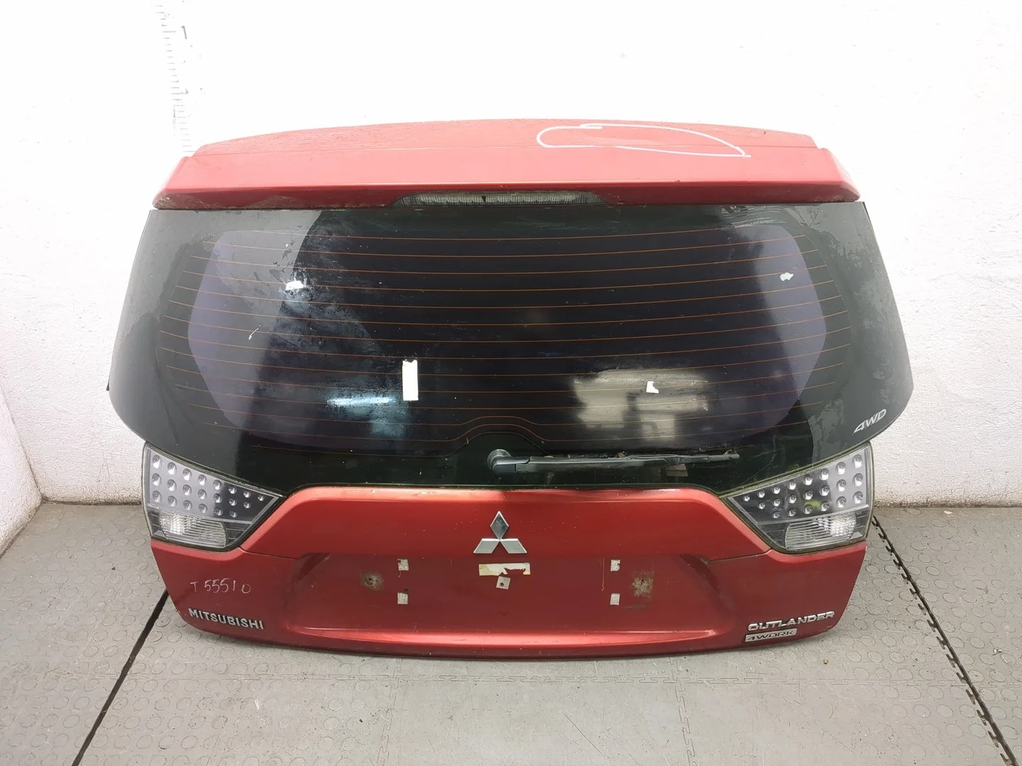 Крышка (дверь) багажника Mitsubishi Outlander XL 2006-2012 КПП 6-ст.мех 4х4 (МКПП) BSY Дизель 2 л Турбо