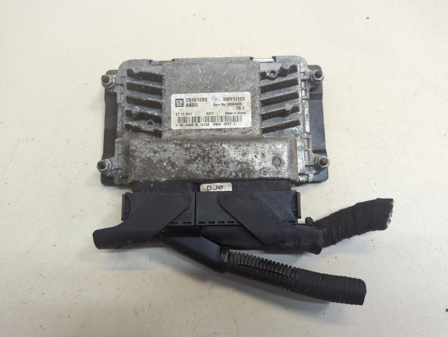 Блок управления двигателем Chevrolet Cruze 2009-2015 КПП 5-ст.мех.(МКПП) F16D4 Бензин 1.6 л Инжектор