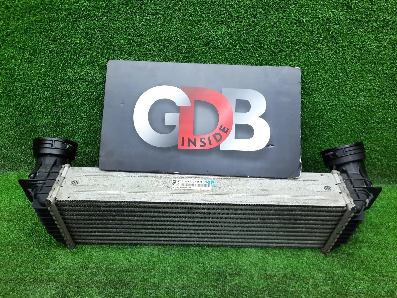 Интеркулер BMW X5 10.07.2015 17518570448 F15 N57D30A