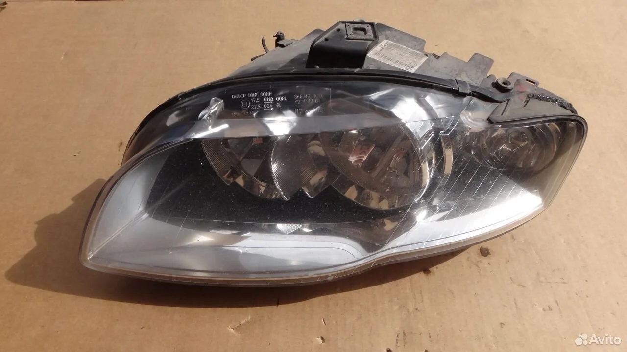 Фара левая для audi a4 b7 8e0941003bk