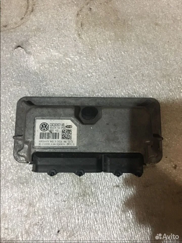 Блок управления двигателем volkswagen polo