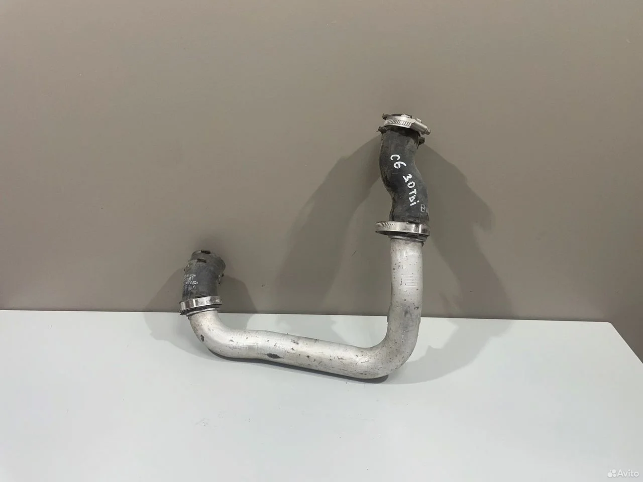 Патрубок правого интеркулера audi a6 c6 4f