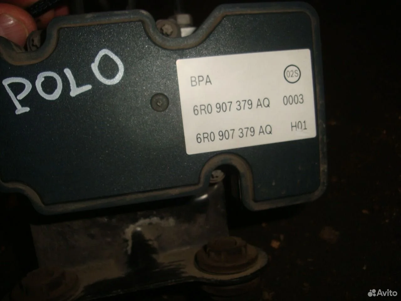 Блок abs vw polo sedan 6r0907379aq