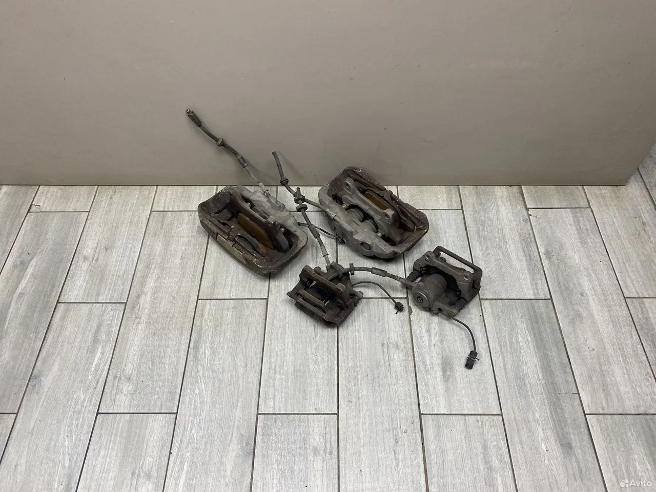 Комплект тормозных суппортов audi a8 d4 4h