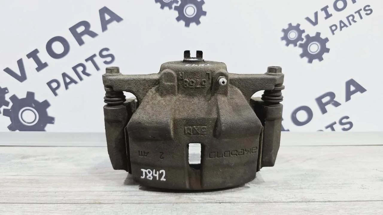 Суппорт тормозной Nissan Qashqai 2014 410114EA0A J11 K9K, передний левый