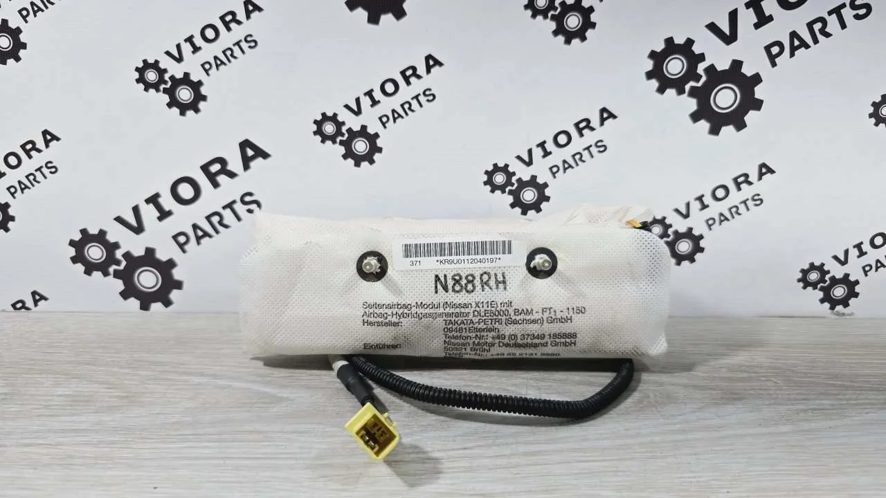 Подушка безопасности в сиденье Nissan Note 2011 985H09U00A E11 CR14DE, правая