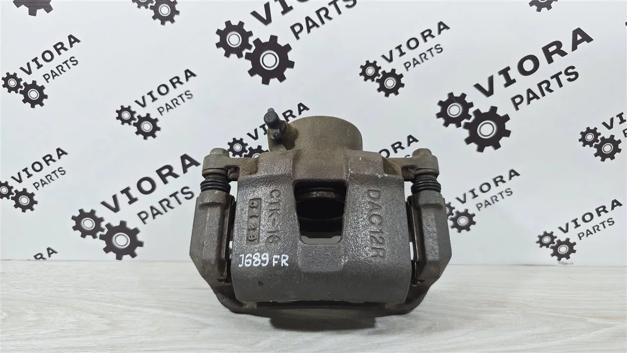 Суппорт тормозной пробег 40к! Chevrolet Lacetti 2007 96549789 J200 F16D3, передний правый