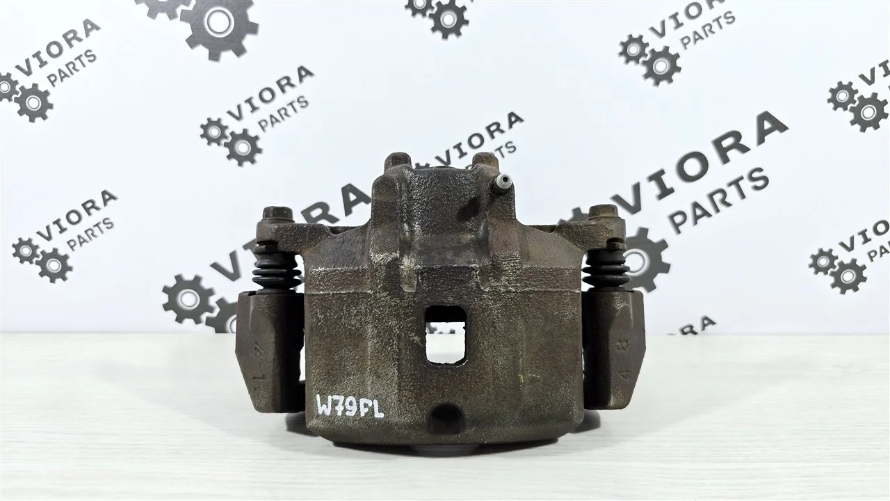 Суппорт тормозной пробег 70к Mitsubishi Lancer 9 2007 MR955063 CS3W 4G18, передний левый