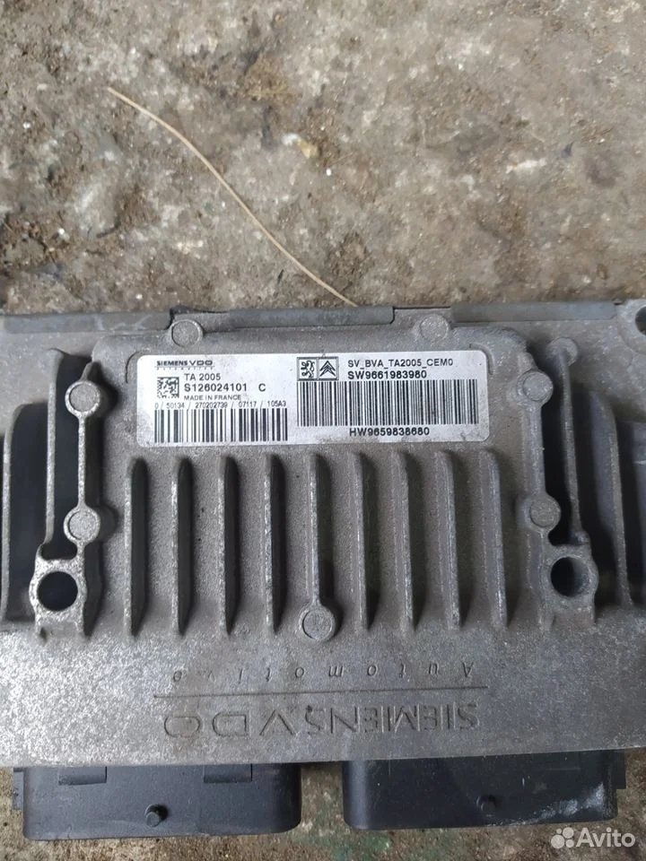 Блок управления акпп пежо 407 rfj